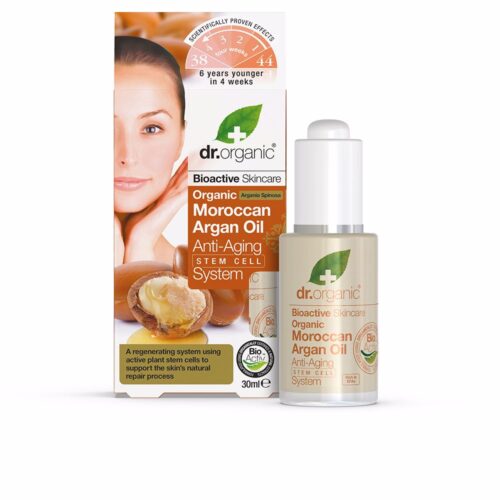Dr. Organic Argan Olie 100% Puur Unisex | 30ml Alle Huidtypes | Voedend Vitamine E