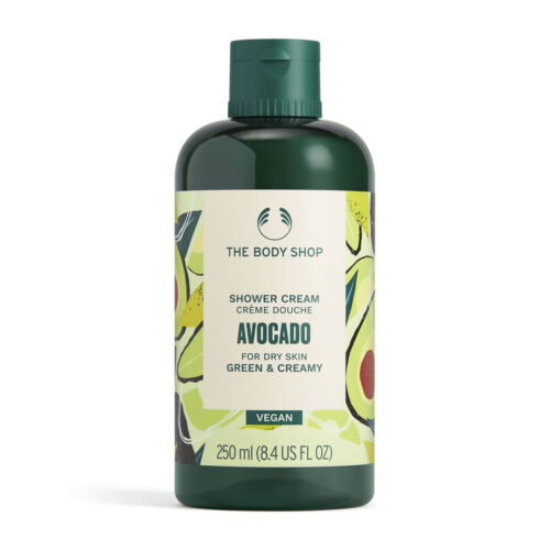 The Body Shop Avocado Douchegel Dames | 250ml Droge Huid | Hydraterend Voedend