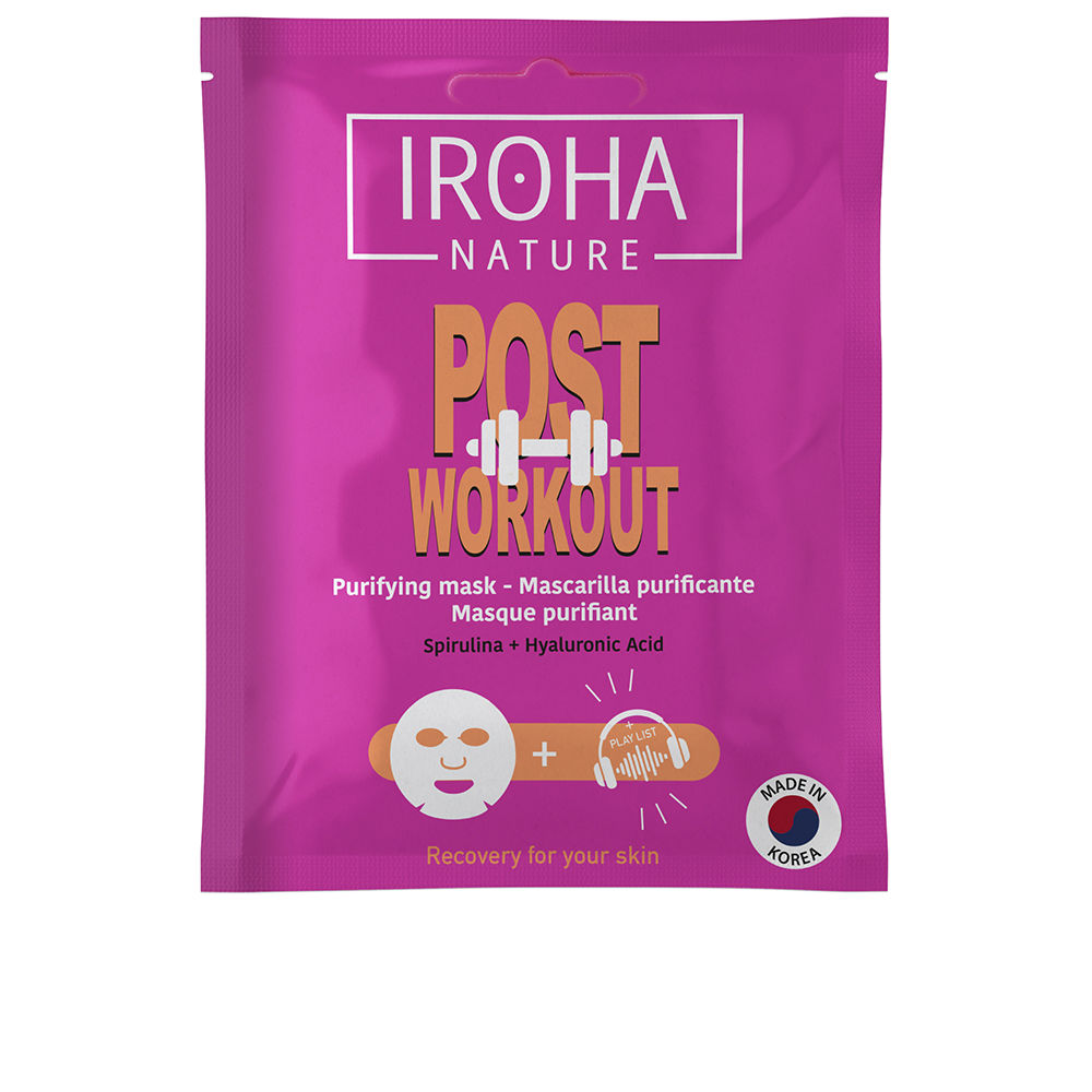 IROHA POST WORKOUT facial mask 1 u