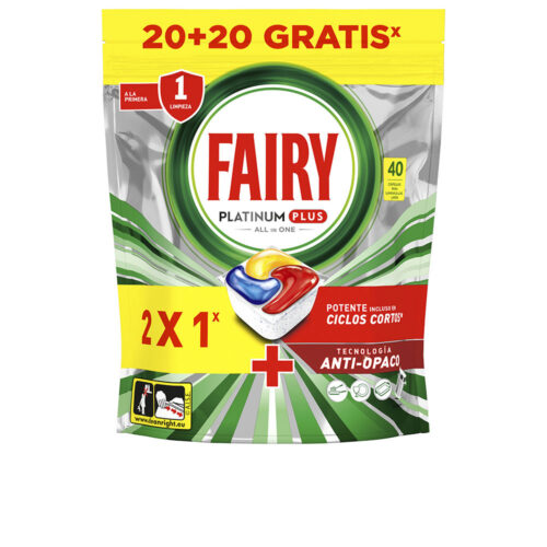 FAIRY PLATINUM PLUS LEMON dishwasher 40 capsules