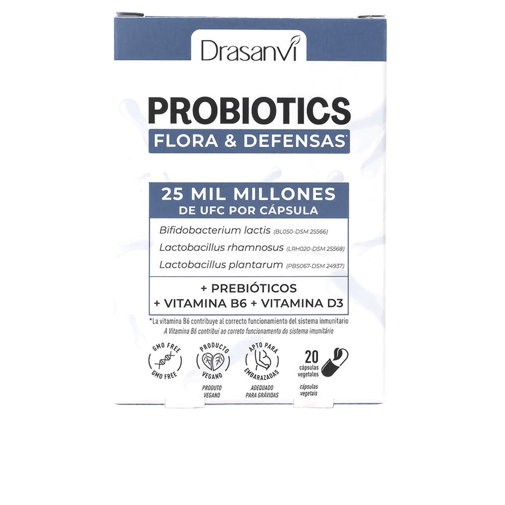 DRASANVI PROBIOTICS FLORA AND DEFENSES capsules 20 u