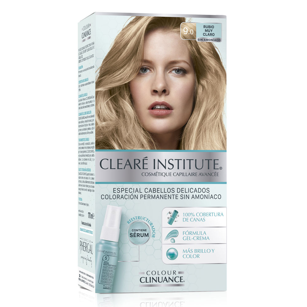 ClearÉ Institute COLOUR CLINUANCE delicate hair #9.0-very light blonde 1 unit