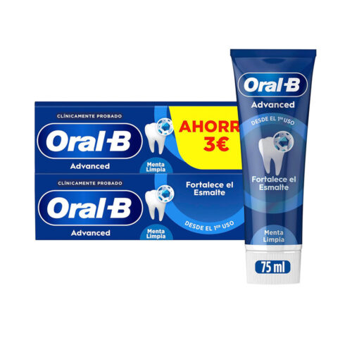 ORAL-B STRENGTHENS ENAMEL toothpaste 2 x 75 ml