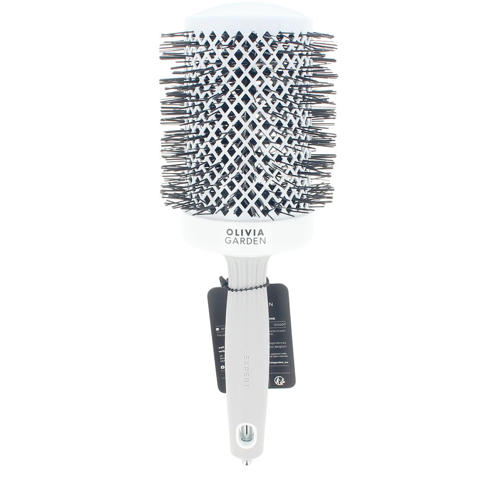 Olivia Garden EXPERT Blowout “SHINE” White&Grey #65 mm 1 u