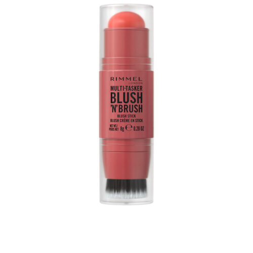 RIMMEL LONDON MULTI-TASKER BLUSH 'N' BRUSH stick #250-Coral Dust 8 gr