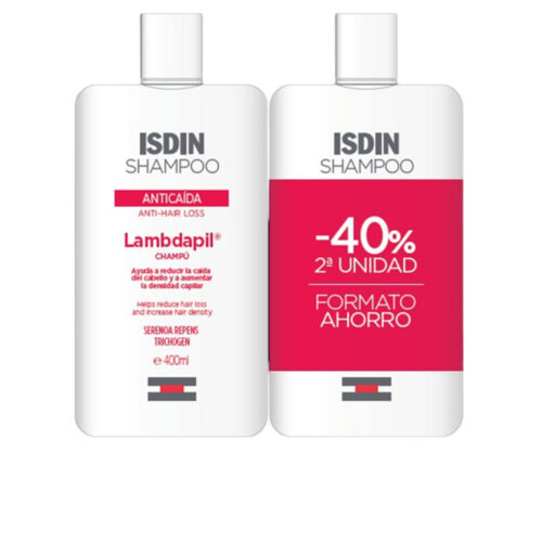 ISDIN LAMBDAPIL anti-hair loss shampoo pack 2 x 400 ml