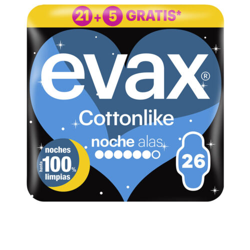 EVAX COTTONLIKE night pads, wings, 26 units