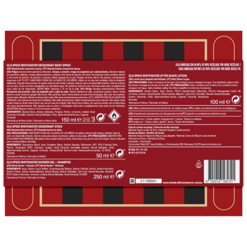 Douchegel Old Spice WHITEWATER 4 Onderdelen