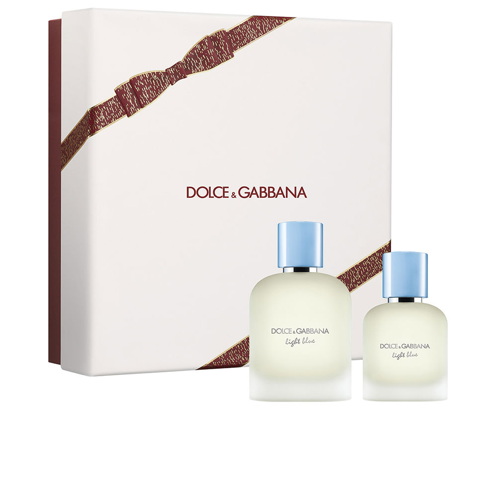 DOLCE & GABBANA LIGHT BLUE POUR HOMME CASE 2 pcs