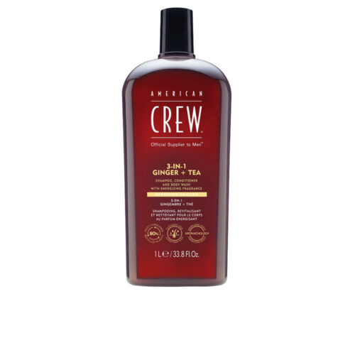 AMERICAN CREW 3-IN-1 GINGER + TEA shampoo 1000 ml