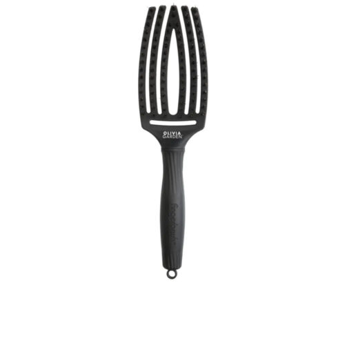 OLIVIA GARDEN FINGERBRUSH BOAR & NYLON FULL BLACK #M 1 u