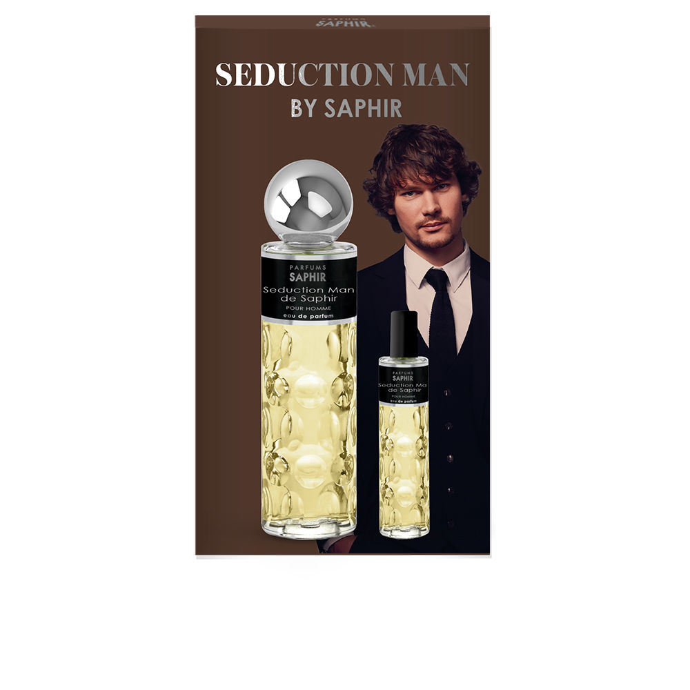 Parfums saphir SEDUCTION MAN LOT 2 pz