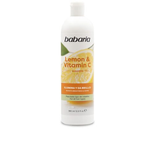 Babaria Lemon & Vitamin C Shampoo | Unisex 380ml | Glanzend Helder Makend