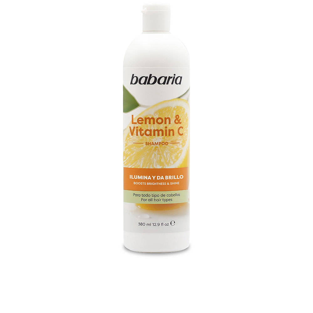 Babaria Lemon & Vitamin C Shampoo | Unisex 380ml | Glanzend Helder Makend