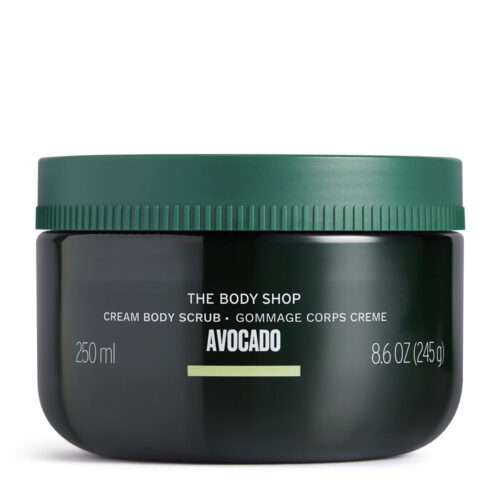 The Body Shop Avocado Body Scrub Dames | 250ml Droge Huid | Exfoliërend Voedend