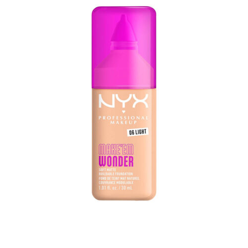 NYX PROFESSIONAL MAKE UP MAKE'EM WONDER foundation #06-Light 30 ml