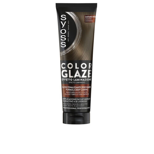 Syoss Color Glaze Bruin Haargloss Toner | Unisex 130ml | Kleurbehoud Glanzend