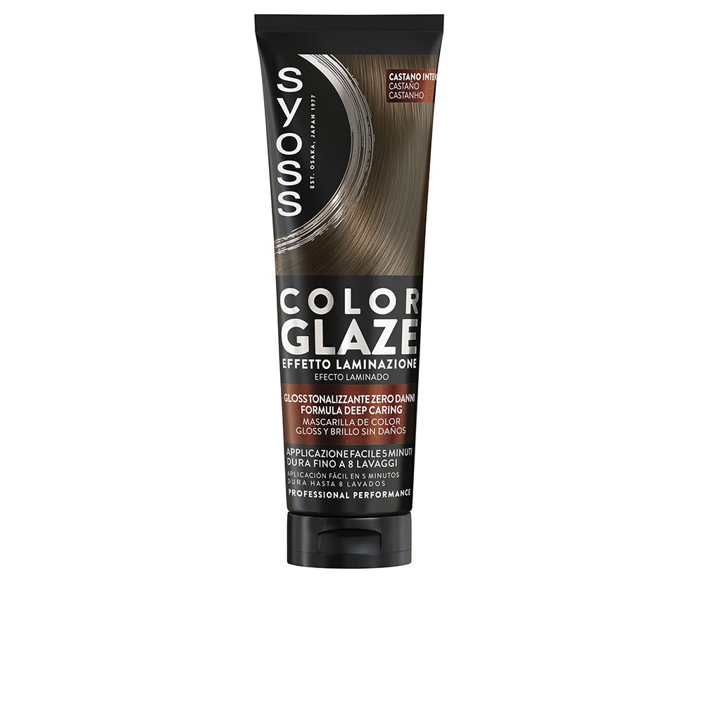 SYOSS COLOR GLAZE mattifying color mask with laminated effect #Brown 130 ml