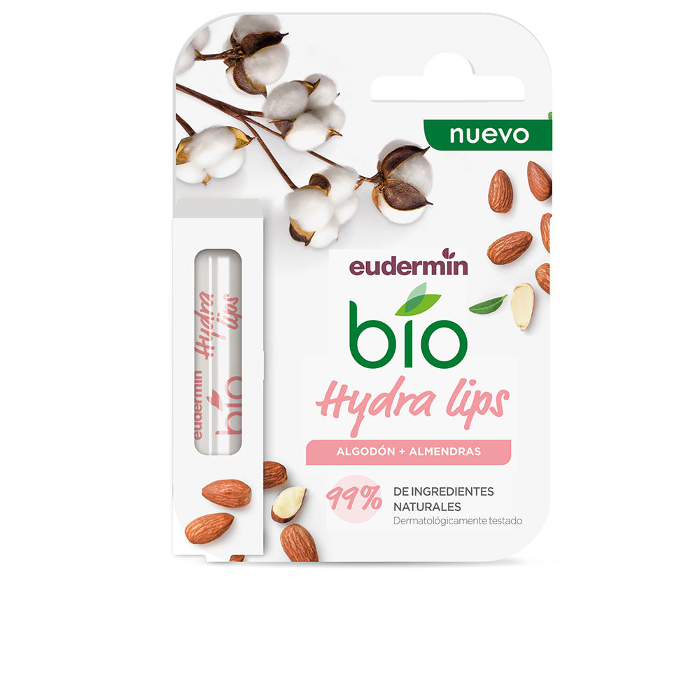 EUDERMIN BIO MOISTURIZING LIP BALM cotton + almonds E 4.8 gr