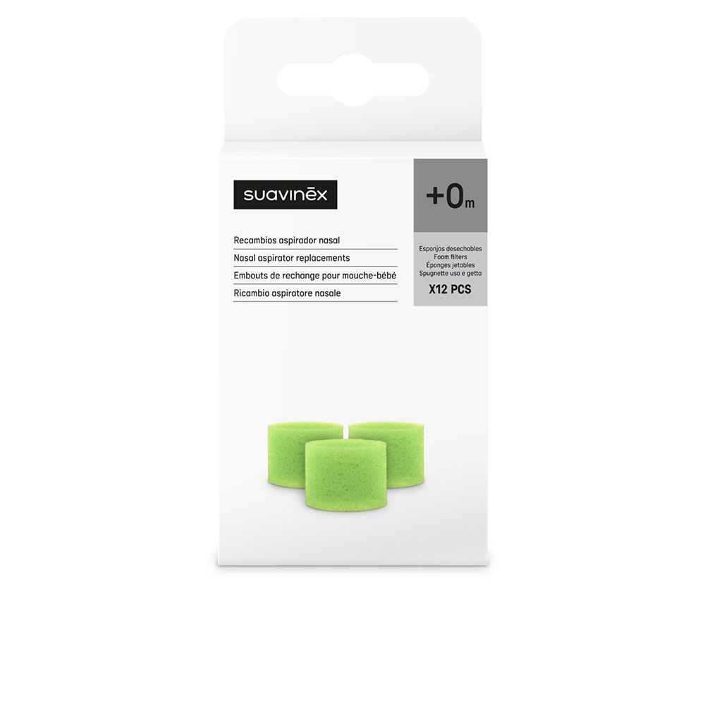 Suavinex NASAL ASPIRATOR REPLACEMENT disposable sponges 12 units