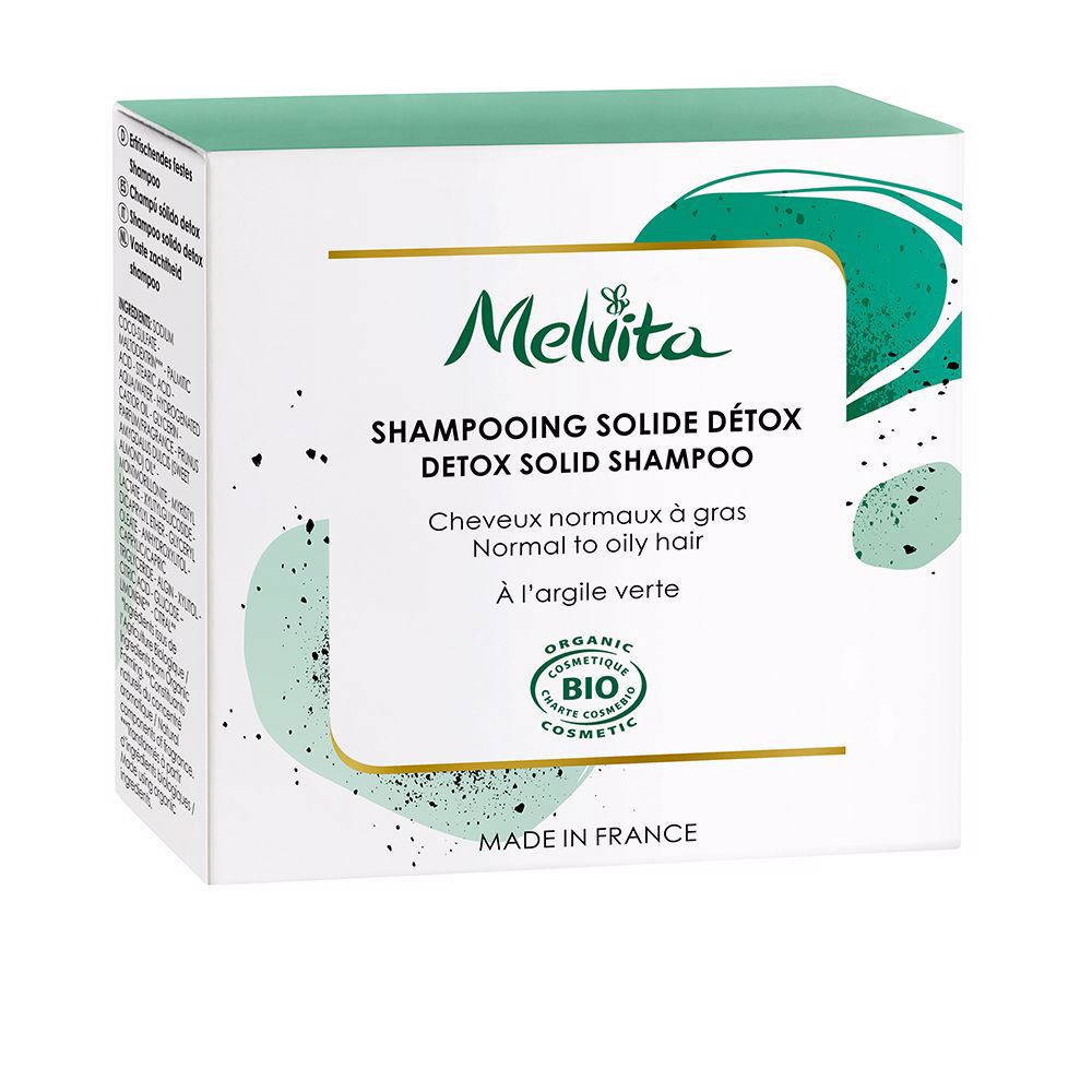 Melvita CHAMPÚS Y ACONDICIONADORES champú sólido detox 55 gr