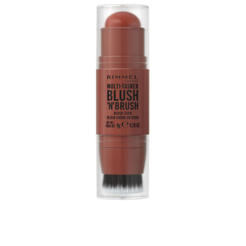 RIMMEL LONDON MULTI-TASKER BLUSH 'N' BRUSH stick #350-Roasted Peach 8 gr