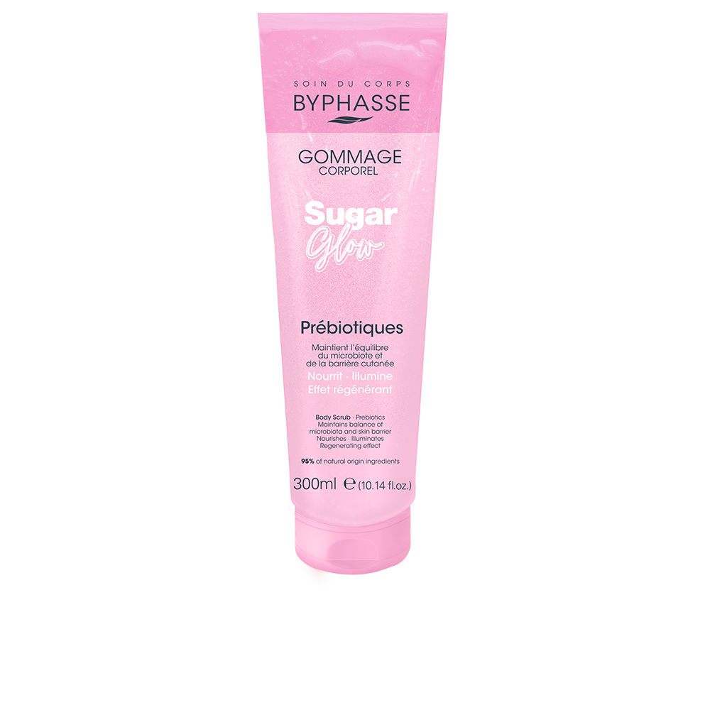 BYPHASSE SUGAR GLOW prebiotic body scrub 300 ml