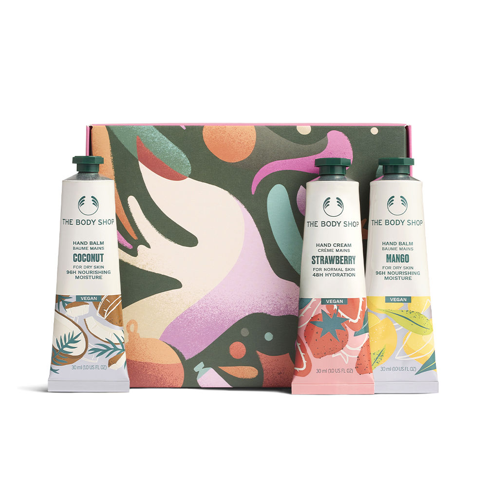 THE BODY SHOP HAND CARE TRIO CASE 3 pcs