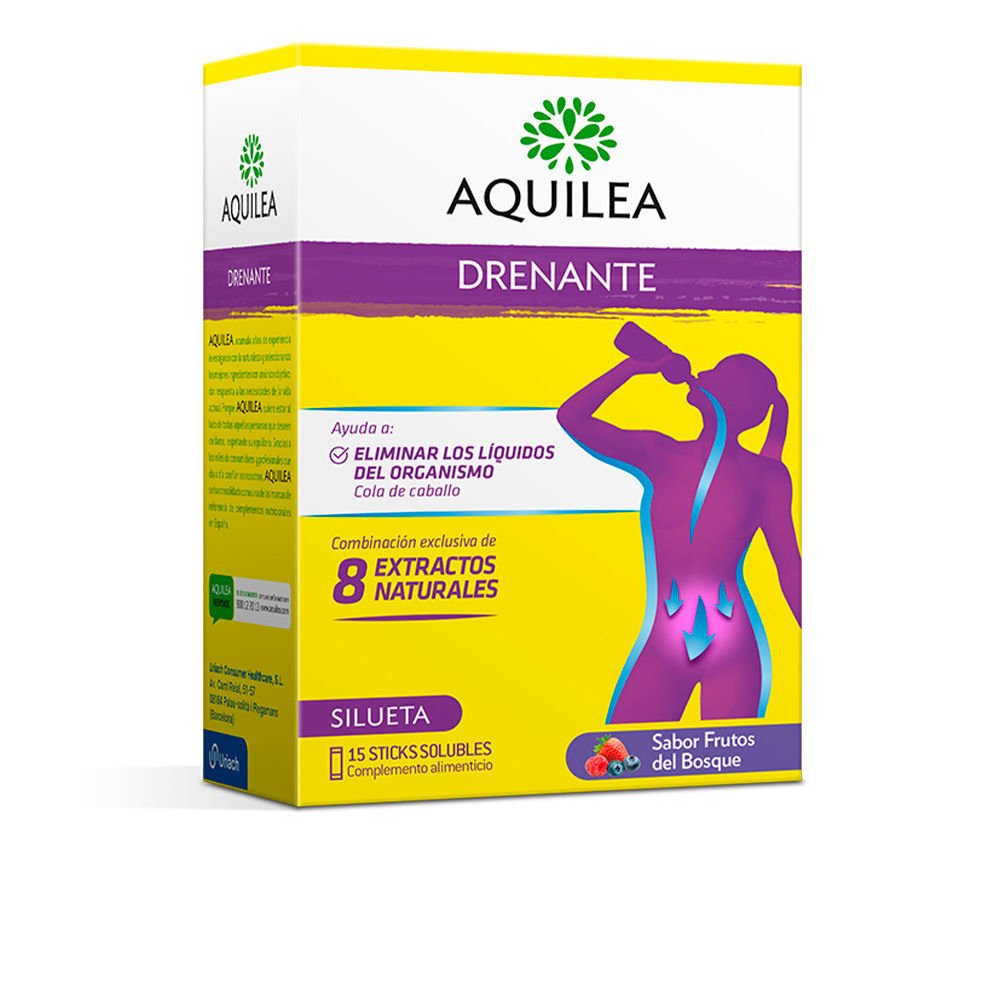 Aquilea Draining with Fruits of the Forest Flavor 15 Soluble Sticks