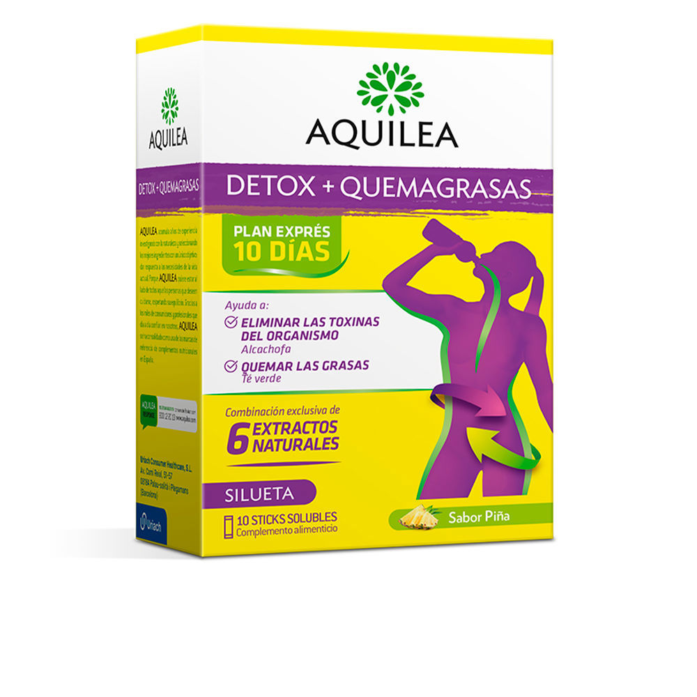 Aquilea Detox and Fat Burner 10 Drinkable Sticks