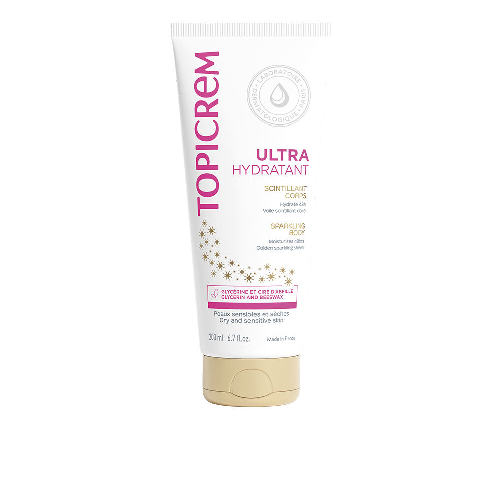 Topicrem UH ultra moisturizing body milk for golden glow skin 200 ml