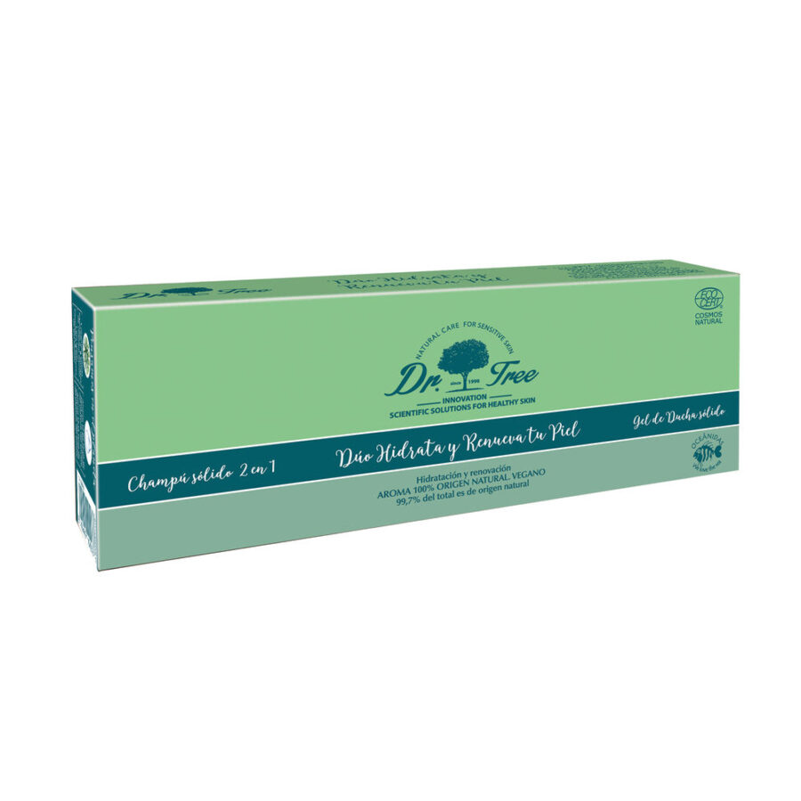 NATURAL SOLID SHAMPOO AND GEL MOISTURIZES AND RENEWS SENSITIVE SKIN CASE 2 pcs