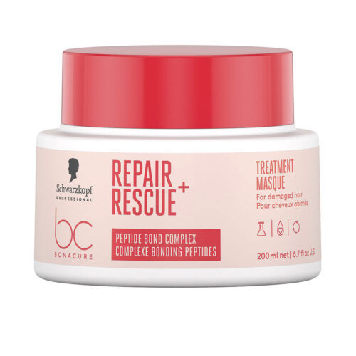 Schwarzkopf Bonacure Repair Rescue Haarbehandeling | Unisex 200ml Beschadigd Haar | Reparerend
