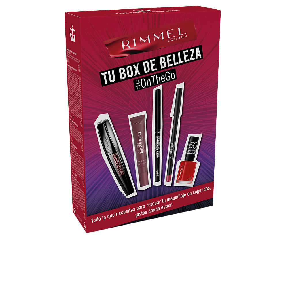 RIMMEL LONDON MAQUILLAJE ESTUCHE 5 pz