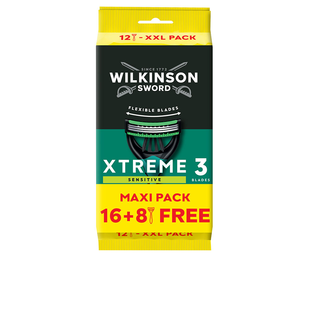 WILKINSON XTREME-3 SENSITIVE disposable razors 24 units