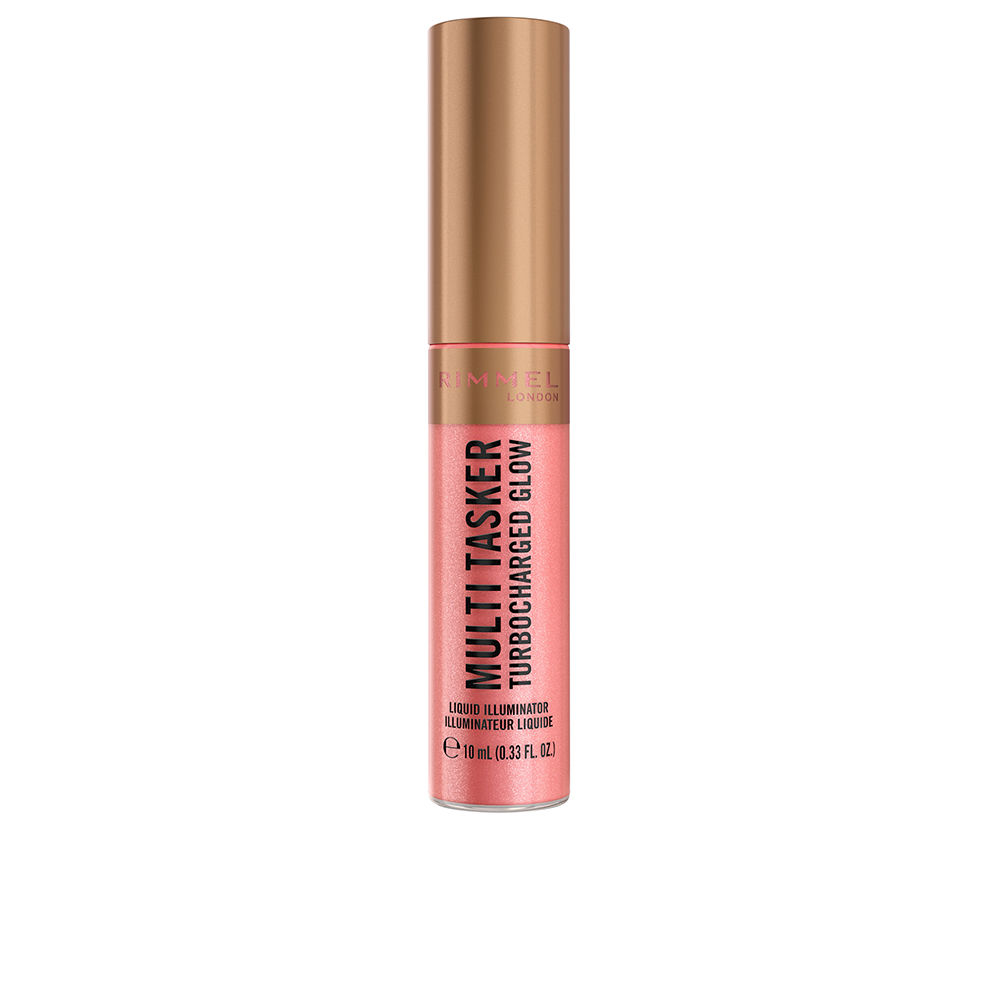 RIMMEL LONDON MULTI TASKER TURBOCHARGED liquid highlighter #002-Rosy Rebel 10 ml