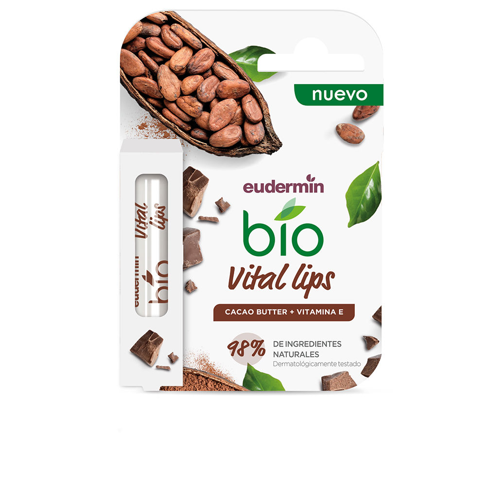 EUDERMIN BIO REVITALIZING LIP BALM cocoa + vitamin E 4.8 gr