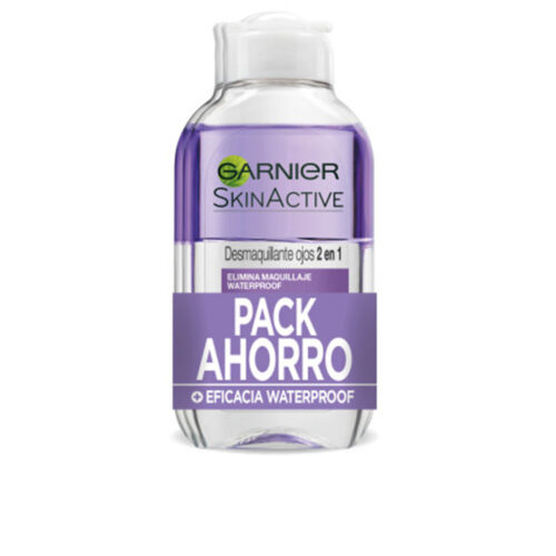 GARNIER SKINACTIVE 2-in-1 eye makeup remover pack 2 x 125 ml