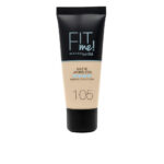 Maybelline FIT ME! Foundation matte+poreless #105-natural ivory