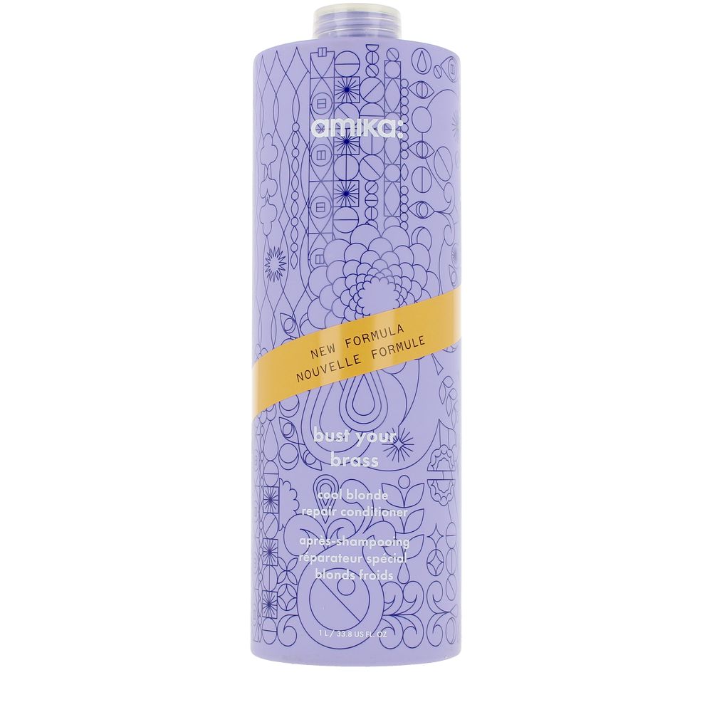 AMIKA BUST YOUR BRASS repairing conditioner for blonde hair 1000 ml