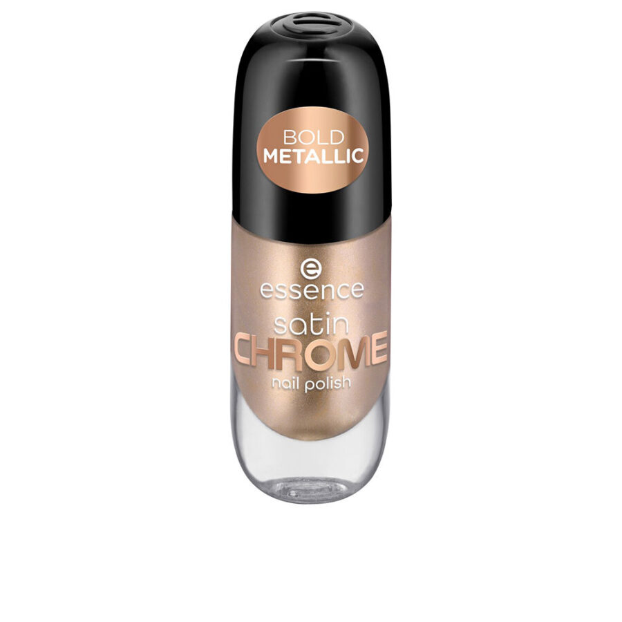 Essence SATIN CHROME nail polish #01-Robotic Rose 8 ml