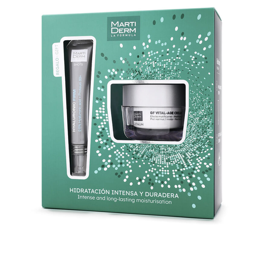 Martiderm PLATINUM GF VITAL AGE INTENSE AND LONG-LASTING HYDRATION CASE 2 pcs
