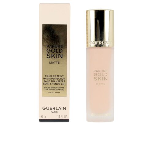 Guerlain Parure Gold Skin Matte Foundation | Dames 35ml 1C | Mat Langdurig SPF15
