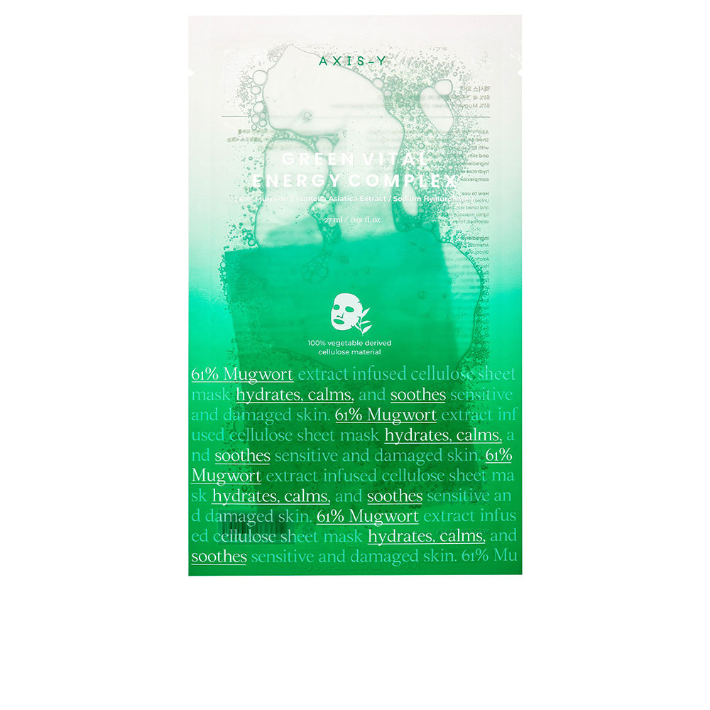 AXIS-Y MUGWORT GREEN VITAL ENERGY COMPLEX SHEET mask 27 ml