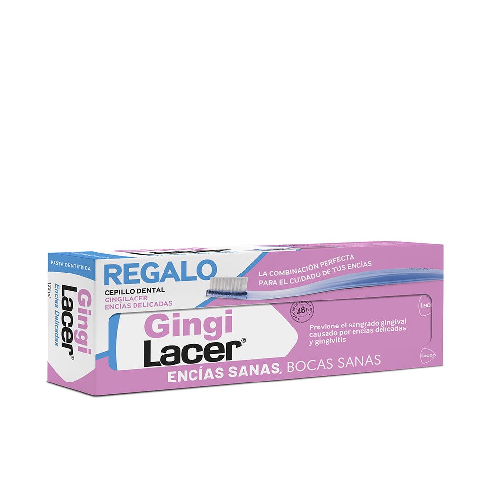 Lacer GingiLacer Tandpasta Tandenborstel Set | Unisex 125ml | Gevoelig Tandvlees
