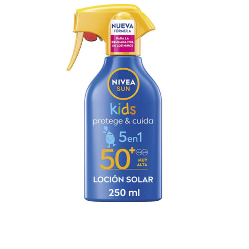 Nivea Sun Kids Protect & Care Zonnebrand SPF50+ | Kinderen 250ml | Waterbestendig Hydraterend
