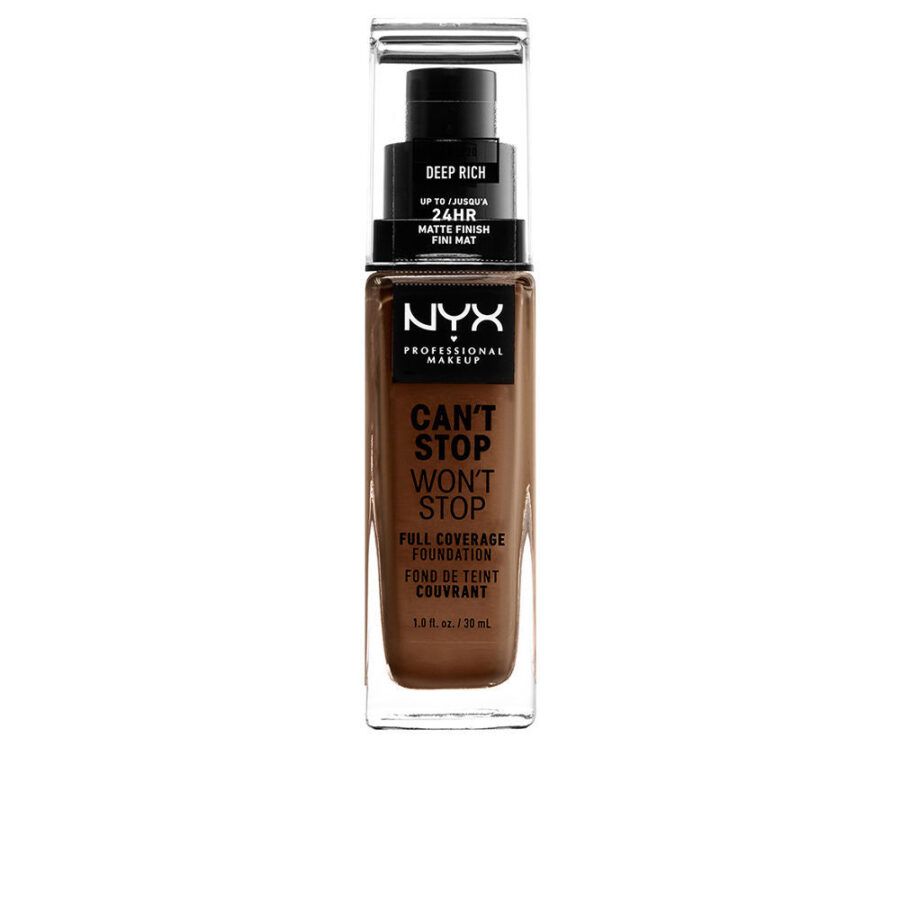 Nyx Professional Make Up CAN'T STOP WON'T STOP full coverage foundation #deep rich