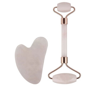 GUA SHA AND JADE ROLLER CASE 2 pcs