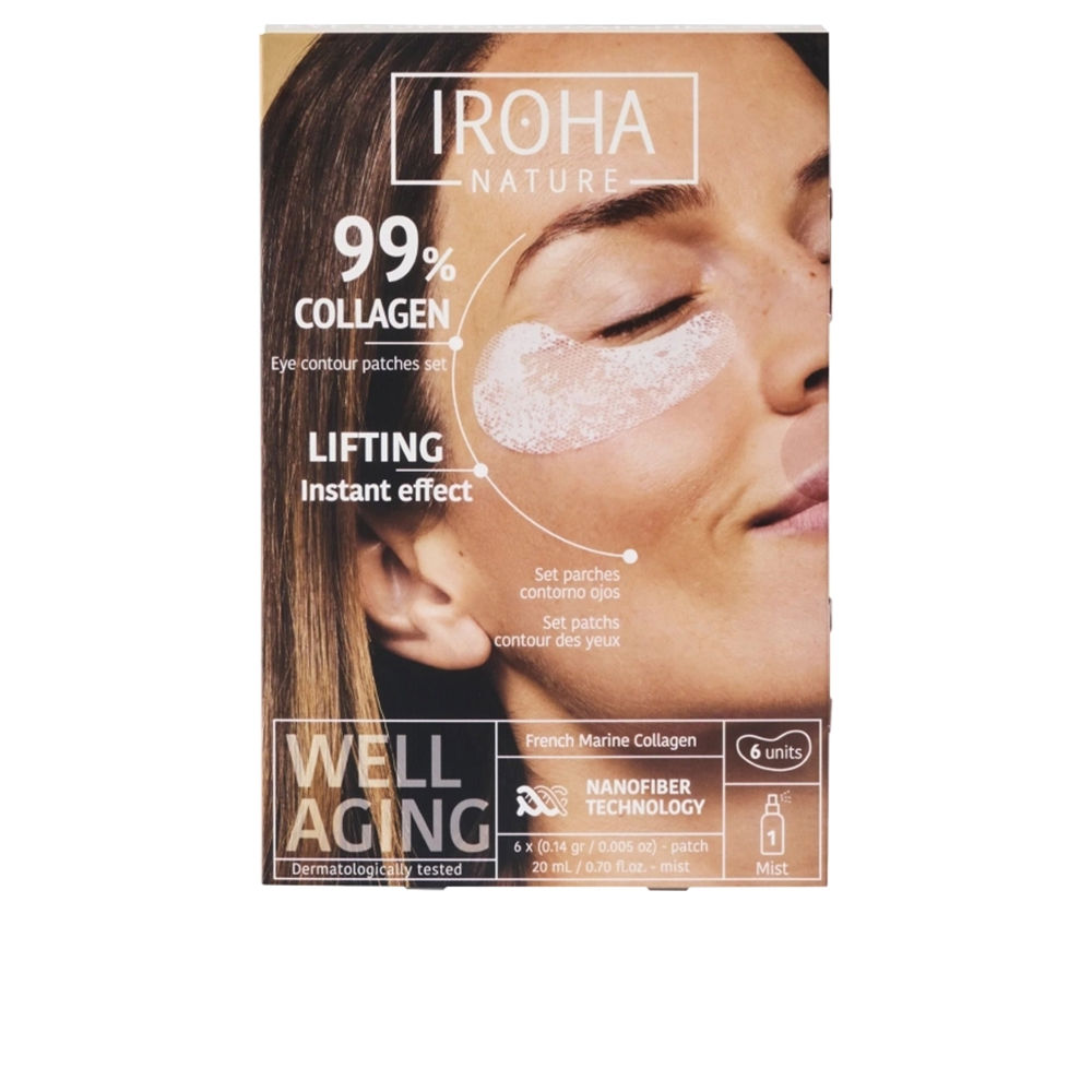 IROHA 99% COLLAGEN eye patches 6 u