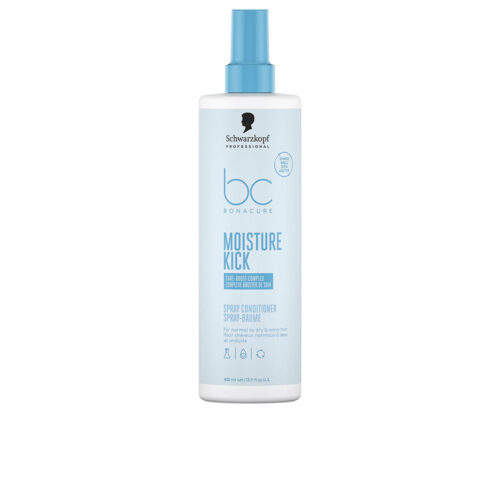 Schwarzkopf BC Moisture Kick Spray Conditioner | Unisex 400ml Droog Haar | Hydraterend Anti-Pluis